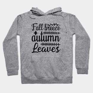 Fall Breeze Autumn Leaves Hoodie